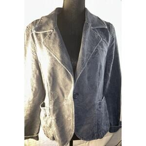 I.E. RELAXED Blazer Jacket Floral 1 Button Size L